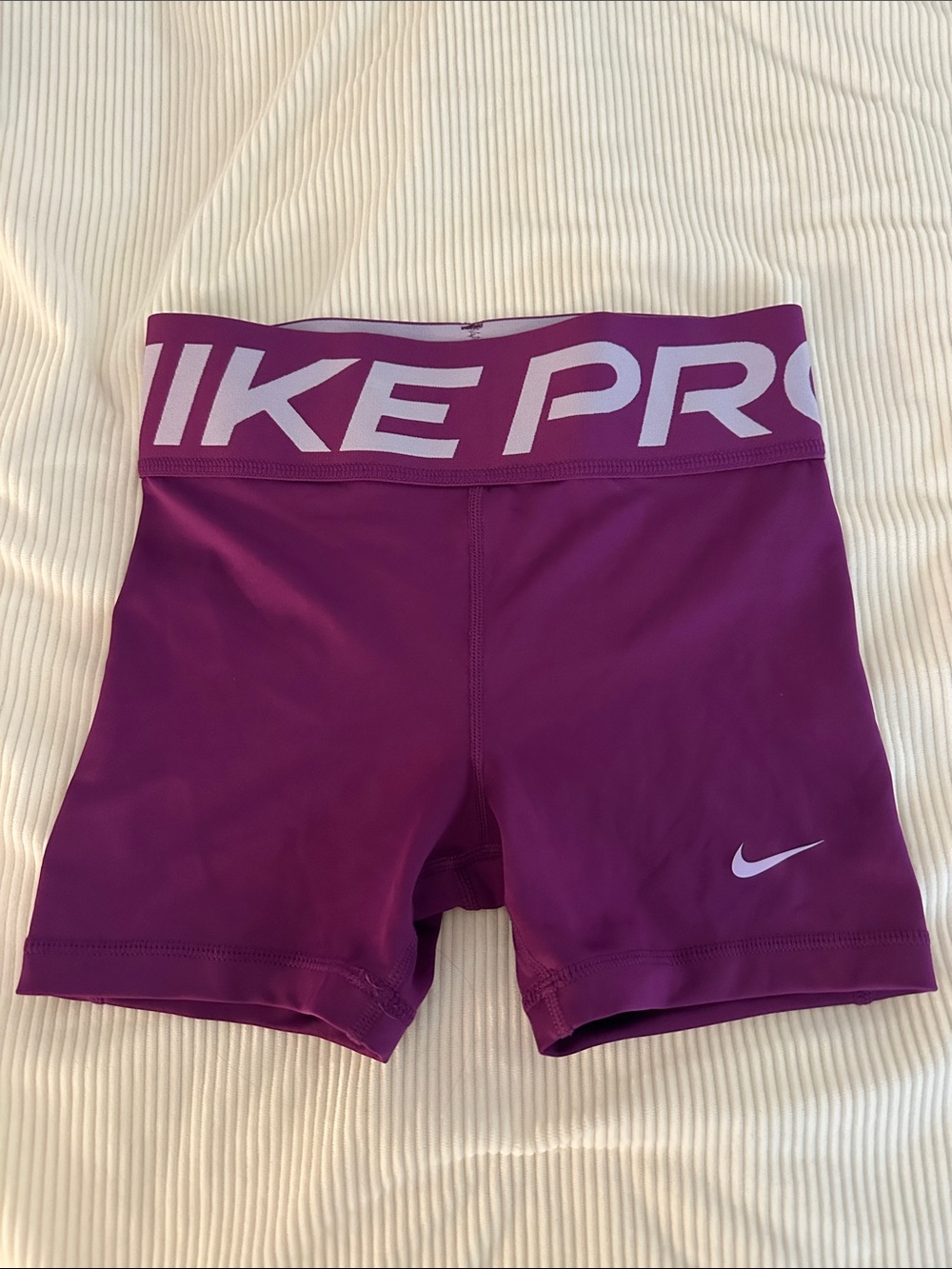 Nike Pro Purple Girls' Training Shorts